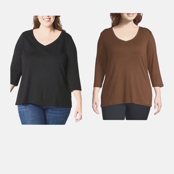 St. John's Bay Tops - St John's bay bundle twowomen's plus size 2X